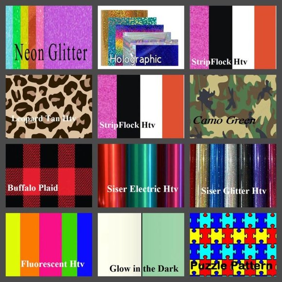 Huge Siser HTV Bundle - Heat Transfer Vinyl - Picture 5 of 7